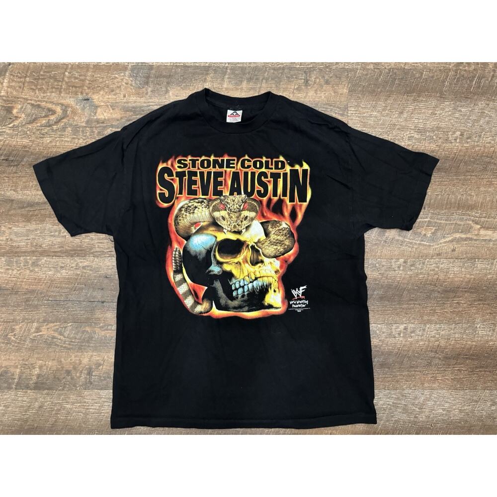 Vintage Austin 3:16 WWF Stone Cold Steve Austin Rattlesnake Beer XL T-Shirt